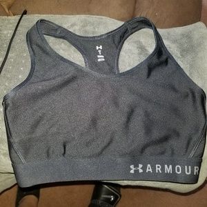 Black Under Armour sports bra
